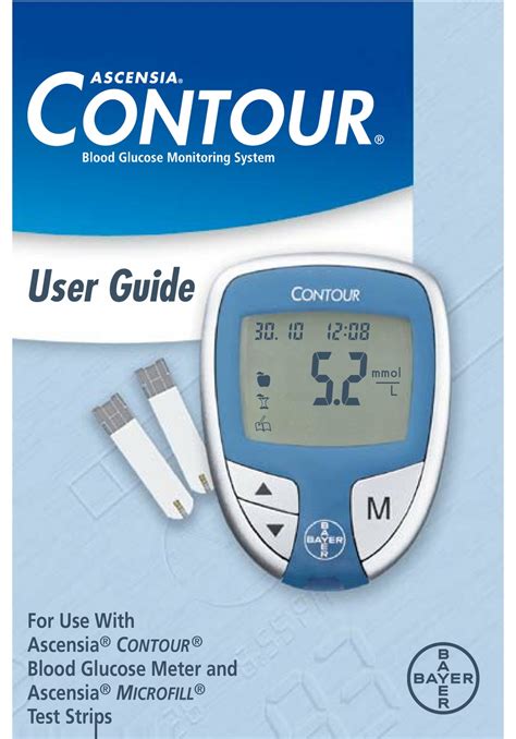 bayer contour glucometer manual pdf manual